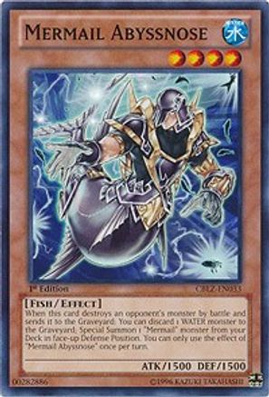 Mermail Abyssnose (CBLZ-EN033) - Cosmo Blazer Unlimited - Premium Yugioh Single from Konami - Just $0.25! Shop now at Game Crave Tournament Store