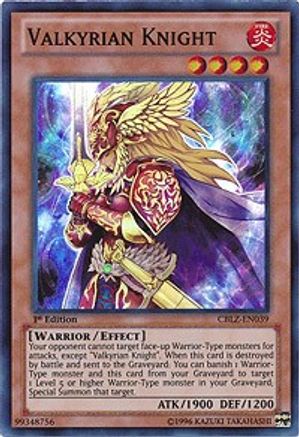 Valkyrian Knight (CBLZ-EN039) - Cosmo Blazer Unlimited - Premium Yugioh Single from Konami - Just $0.73! Shop now at Game Crave Tournament Store
