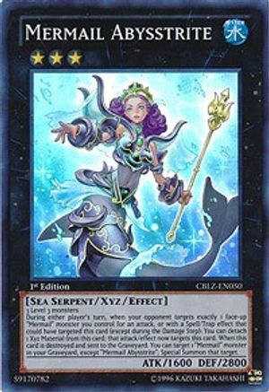Mermail Abysstrite (CBLZ-EN050) - Cosmo Blazer 1st Edition - Premium Yugioh Single from Konami - Just $3.87! Shop now at Game Crave Tournament Store