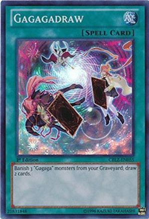 Gagagadraw (CBLZ-EN055) - Cosmo Blazer Unlimited - Premium Yugioh Single from Konami - Just $0.14! Shop now at Game Crave Tournament Store