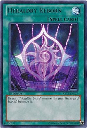 Heraldry Reborn (CBLZ-EN057) - Cosmo Blazer 1st Edition - Premium Yugioh Single from Konami - Just $0.10! Shop now at Game Crave Tournament Store