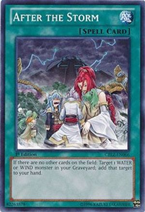 After the Storm (CBLZ-EN066) - Cosmo Blazer 1st Edition - Premium Yugioh Single from Konami - Just $0.26! Shop now at Game Crave Tournament Store