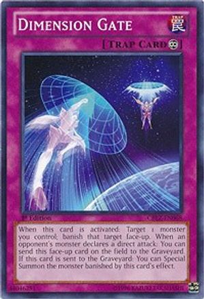 Dimension Gate (CBLZ-EN068) - Cosmo Blazer 1st Edition - Premium Yugioh Single from Konami - Just $0.32! Shop now at Game Crave Tournament Store
