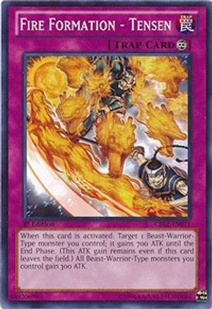 Fire Formation - Tensen (CBLZ-EN071) - Cosmo Blazer Unlimited - Premium Yugioh Single from Konami - Just $0.25! Shop now at Game Crave Tournament Store