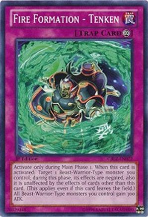 Fire Formation - Tenken (CBLZ-EN072) - Cosmo Blazer 1st Edition - Premium Yugioh Single from Konami - Just $0.25! Shop now at Game Crave Tournament Store