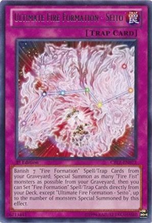Ultimate Fire Formation - Seito (CBLZ-EN073) - Cosmo Blazer Unlimited - Premium Yugioh Single from Konami - Just $0.25! Shop now at Game Crave Tournament Store