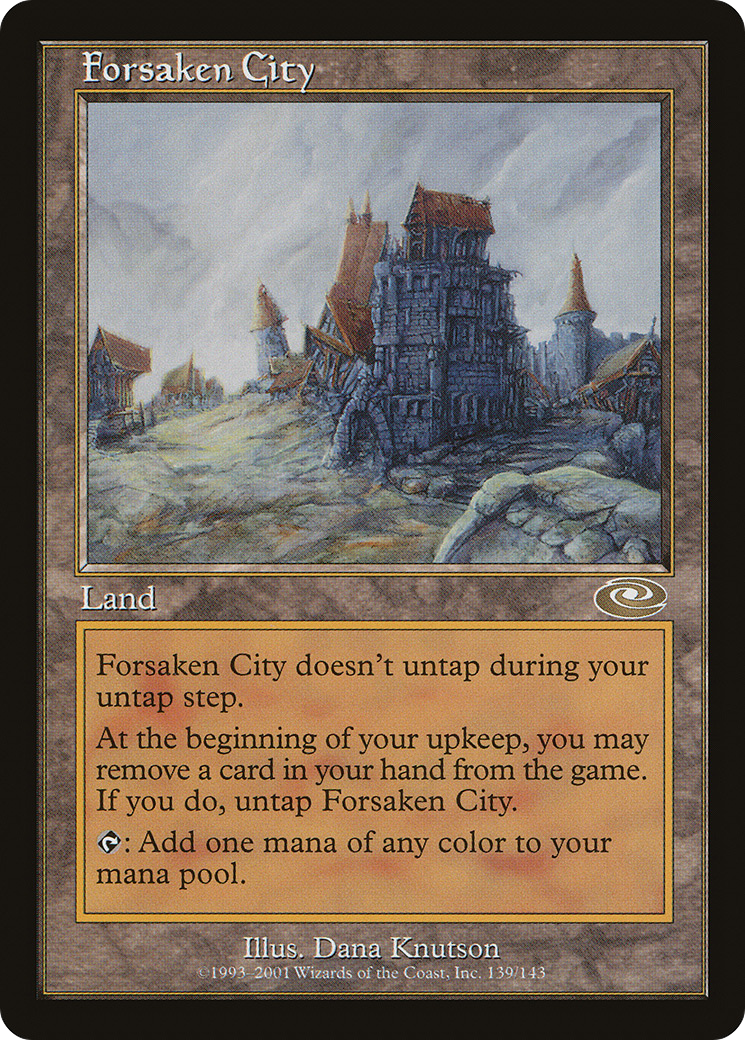 Forsaken City (PLS-139) - Planeshift - Premium MTG Single from Wizards of the Coast - Just $1.46! Shop now at Game Crave Tournament Store