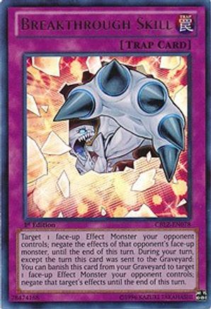 Breakthrough Skill (CBLZ-EN078) - Cosmo Blazer 1st Edition - Premium Yugioh Single from Konami - Just $7.82! Shop now at Game Crave Tournament Store
