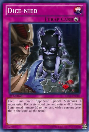 Dice-Nied (CBLZ-EN080) - Cosmo Blazer Unlimited - Premium Yugioh Single from Konami - Just $0.25! Shop now at Game Crave Tournament Store