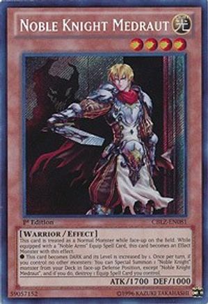 Noble Knight Medraut (CBLZ-EN081) - Cosmo Blazer Unlimited - Premium Yugioh Single from Konami - Just $4.98! Shop now at Game Crave Tournament Store