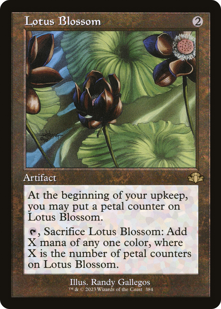 Lotus Blossom (DMR-384) - Dominaria Remastered Foil - Premium MTG Single from Wizards of the Coast - Just $0.09! Shop now at Game Crave Tournament Store
