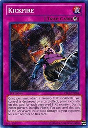 Kickfire (CBLZ-EN089) - Cosmo Blazer 1st Edition - Premium Yugioh Single from Konami - Just $1.60! Shop now at Game Crave Tournament Store