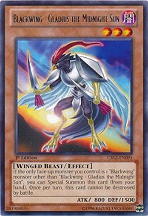 Blackwing - Gladius the Midnight Sun (CBLZ-EN095) - Cosmo Blazer 1st Edition - Premium Yugioh Single from Konami - Just $0.38! Shop now at Game Crave Tournament Store