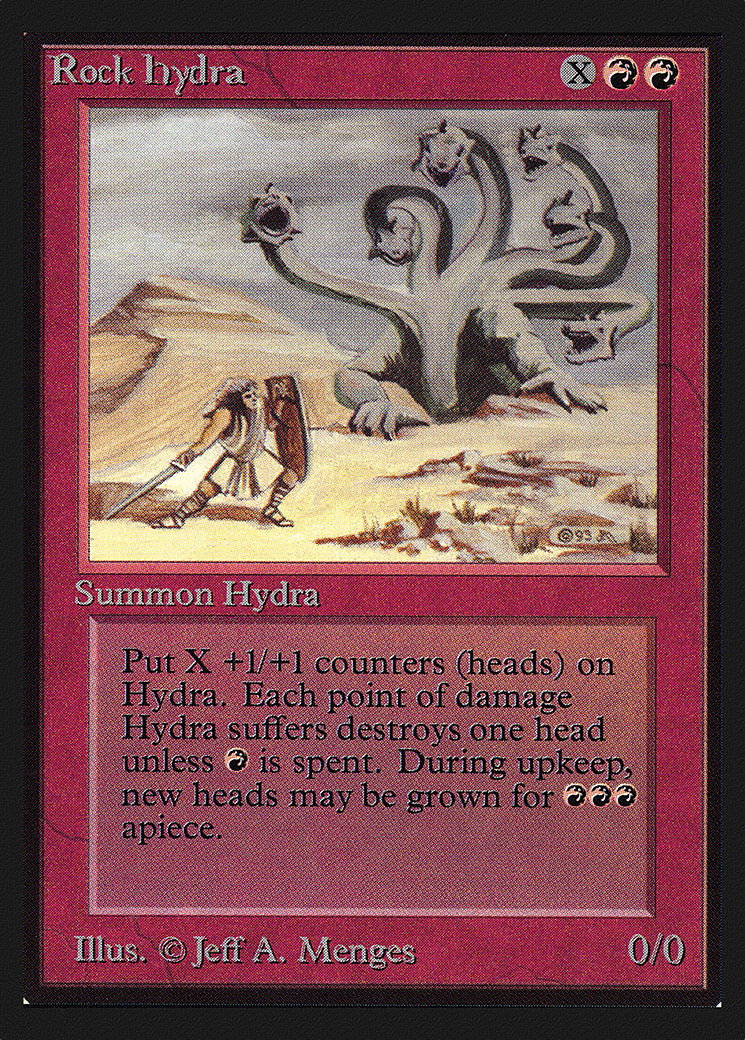 Rock Hydra (CEI-172) - Intl. Collectors' Edition - Premium MTG Single from Wizards of the Coast - Just $3.68! Shop now at Game Crave Tournament Store