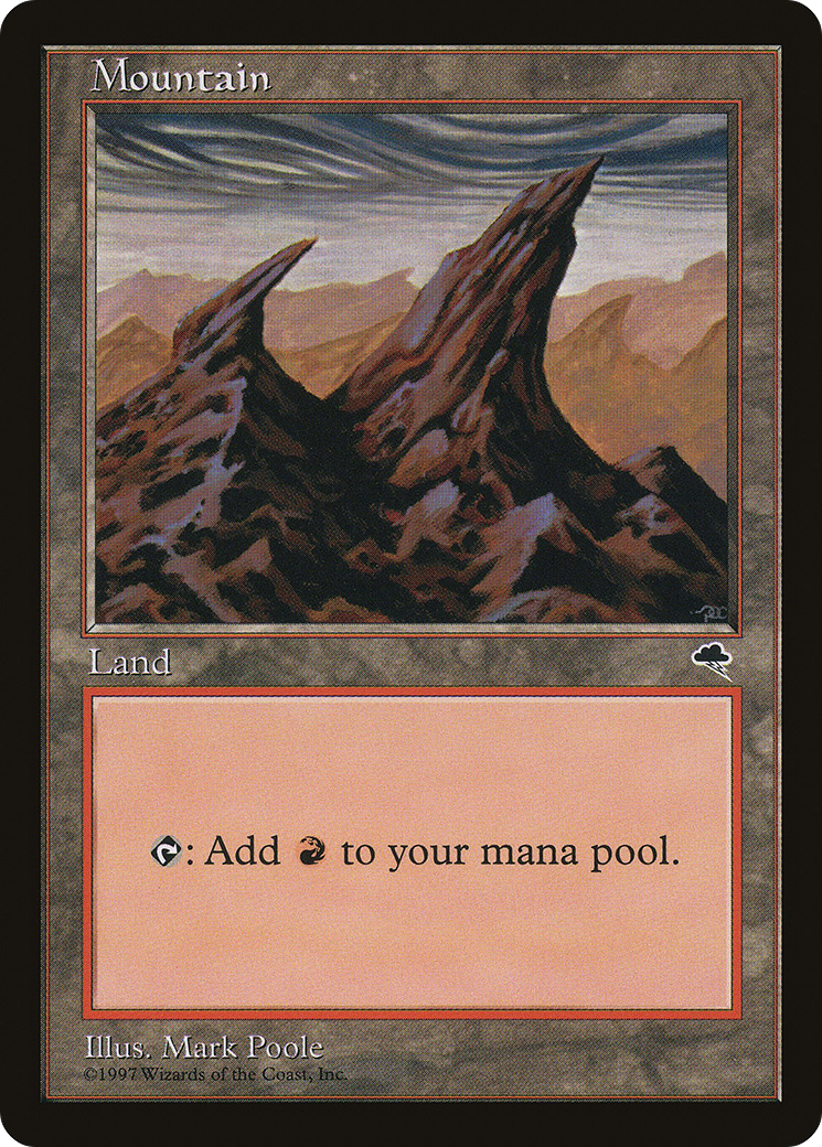 Mountain (TMP-344) - Tempest - Premium MTG Single from Wizards of the Coast - Just $0.08! Shop now at Game Crave Tournament Store