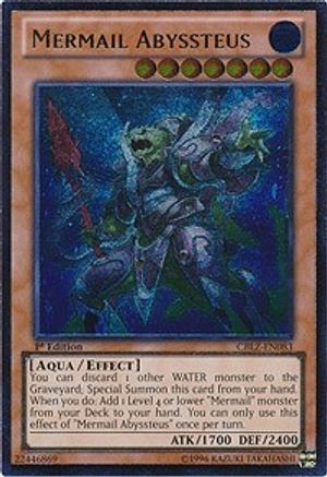 Mermail Abyssteus (UTR) (CBLZ-EN083) - Cosmo Blazer 1st Edition - Premium Yugioh Single from Konami - Just $41.05! Shop now at Game Crave Tournament Store