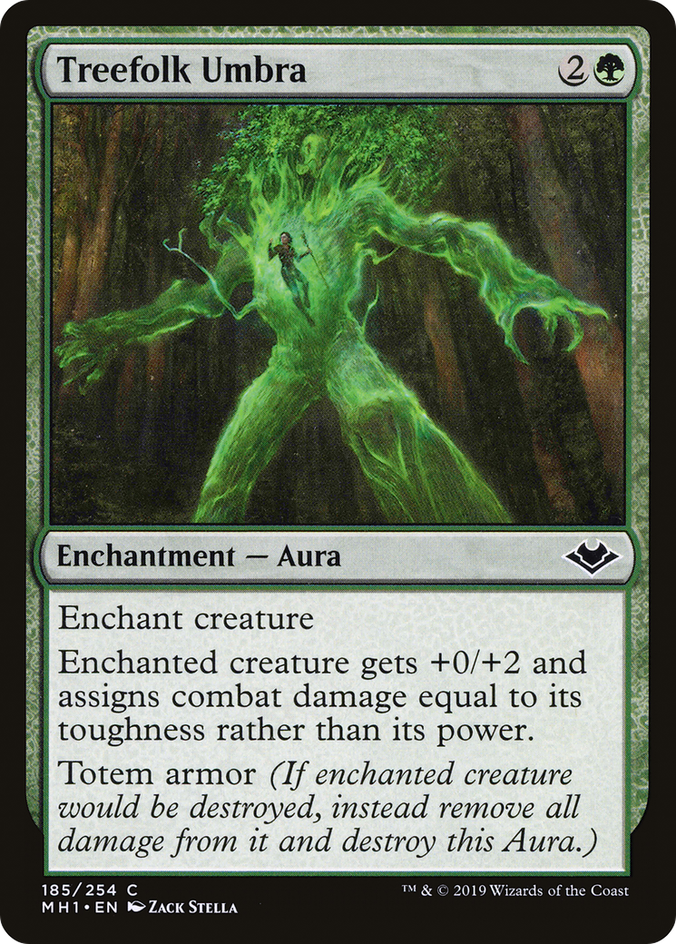 Treefolk Umbra (MH1-185) - Modern Horizons - Premium MTG Single from Wizards of the Coast - Just $0.25! Shop now at Game Crave Tournament Store
