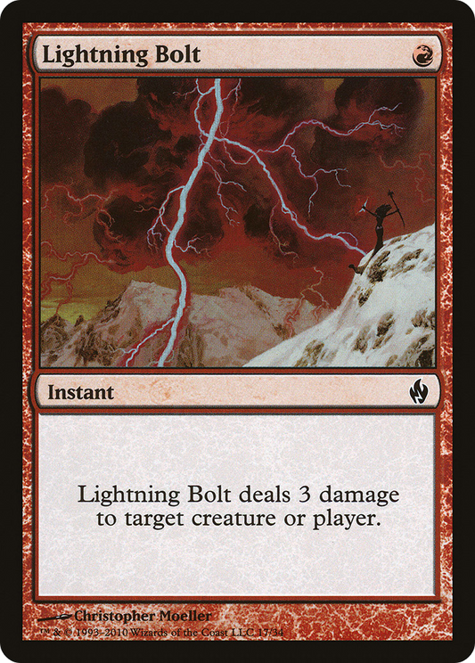 Lightning Bolt (PD2-017) - Premium Deck Series: Fire and Lightning Foil - Premium MTG Single from Wizards of the Coast - Just $0.29! Shop now at Game Crave Tournament Store