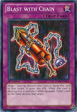 Blast with Chain (SDOK-EN035) - Structure Deck: Onslaught of the Fire Kings 1st Edition - Premium Yugioh Single from Konami - Just $0.30! Shop now at Game Crave Tournament Store
