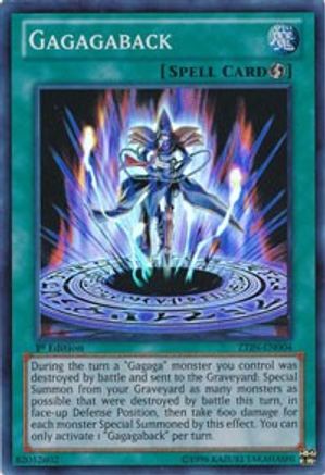 Gagagaback (ZTIN-EN004) - 2013 Zexal Collection Tin 1st Edition - Premium Yugioh Single from Konami - Just $0.08! Shop now at Game Crave Tournament Store