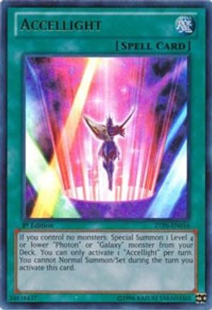 Accellight (ZTIN-EN016) - 2013 Zexal Collection Tin 1st Edition - Premium Yugioh Single from Konami - Just $0.25! Shop now at Game Crave Tournament Store