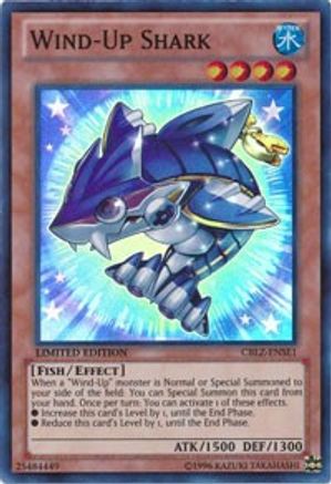 Wind-Up Shark (CBLZ-ENSE1) - Cosmo Blazer SE Limited - Premium Yugioh Single from Konami - Just $0.26! Shop now at Game Crave Tournament Store