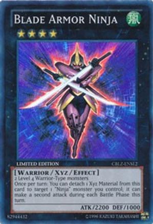 Blade Armor Ninja (CBLZ-ENSE2) - Cosmo Blazer SE Limited - Premium Yugioh Single from Konami - Just $0.96! Shop now at Game Crave Tournament Store