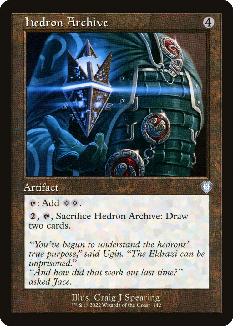 Hedron Archive (BRC-142) - The Brothers' War Commander - Premium MTG Single from Wizards of the Coast - Just $0.25! Shop now at Game Crave Tournament Store