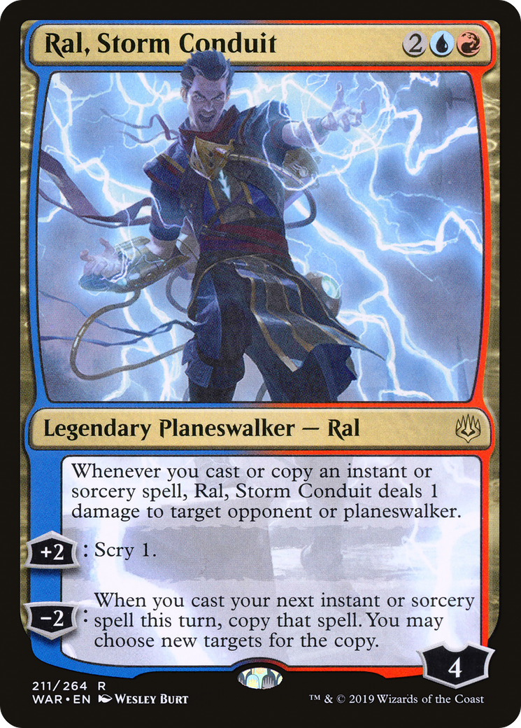 Ral, Storm Conduit (WAR-211) - War of the Spark - Premium MTG Single from Wizards of the Coast - Just $0.24! Shop now at Game Crave Tournament Store
