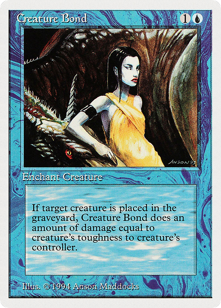 Creature Bond (SUM-055) - Summer Magic / Edgar - Premium MTG Single from Wizards of the Coast - Just $0! Shop now at Game Crave Tournament Store