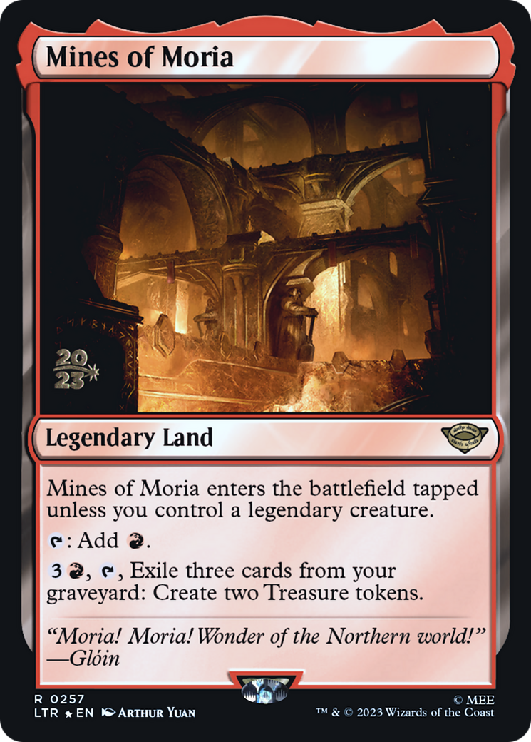 Mines of Moria (PLTR-257S) - Tales of Middle-earth Promos Foil - Premium MTG Single from Wizards of the Coast - Just $0.70! Shop now at Game Crave Tournament Store