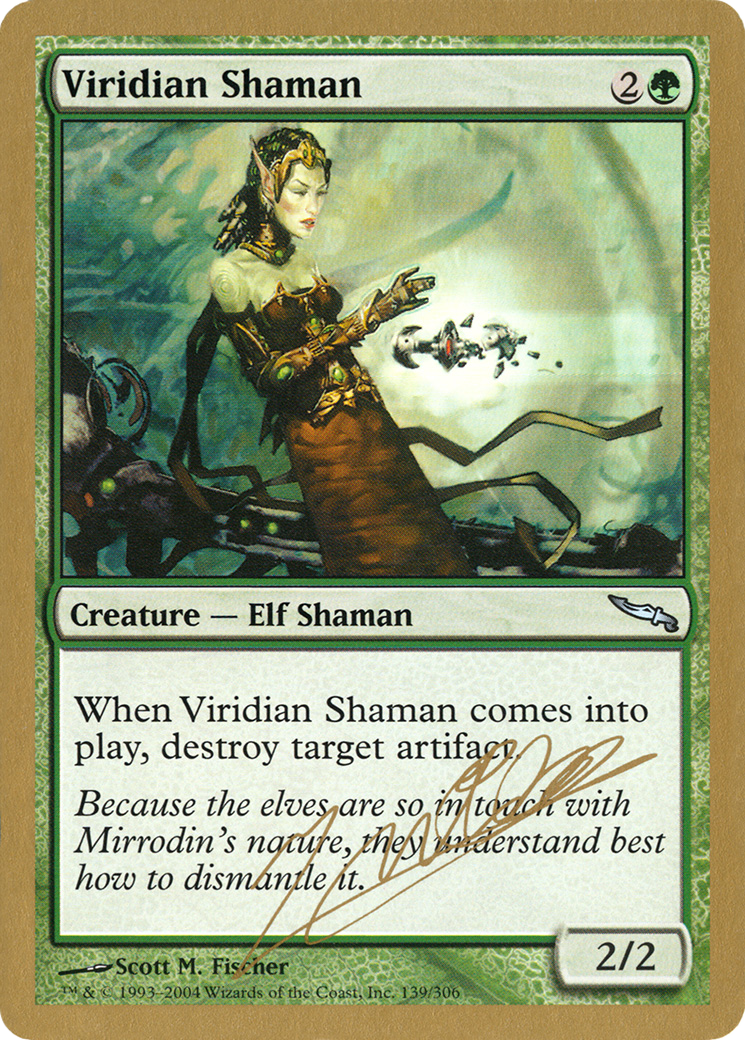Viridian Shaman (WC04-JN139) - World Championship Decks 2004 - Premium MTG Single from Wizards of the Coast - Just $0.08! Shop now at Game Crave Tournament Store