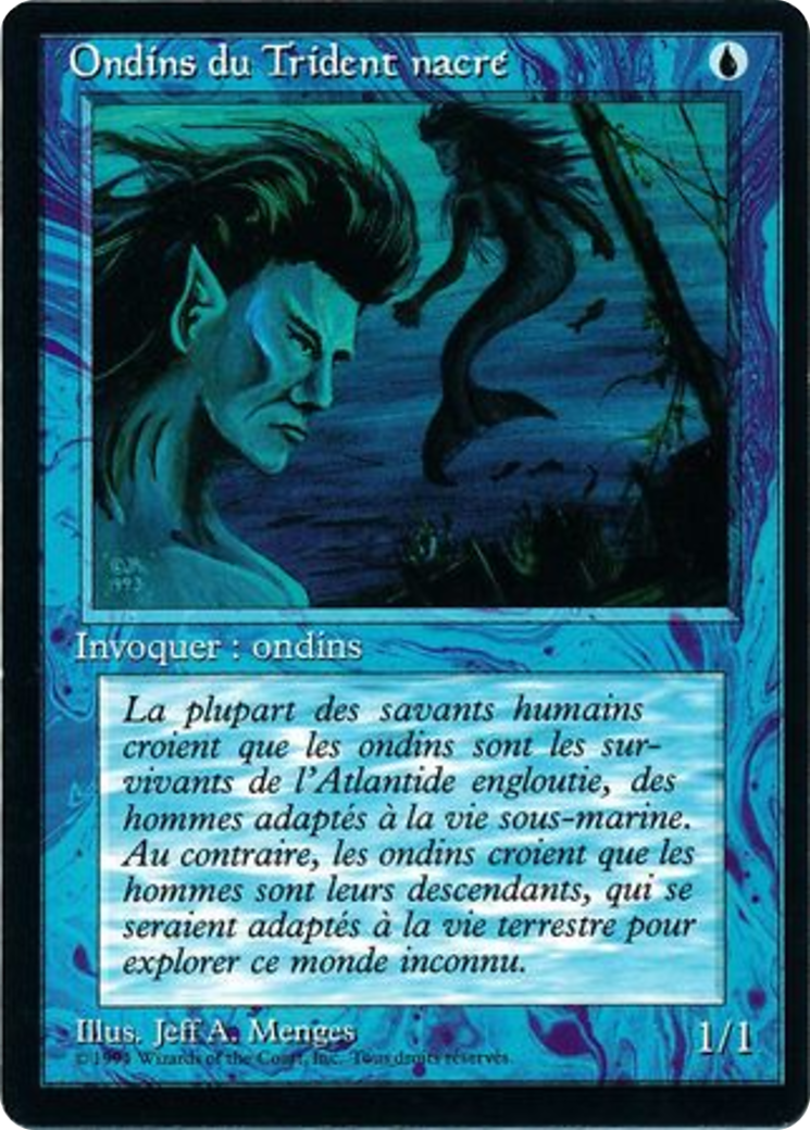 Merfolk of the Pearl Trident (FBB-068) - Foreign Black Border - Premium MTG Single from Wizards of the Coast - Just $0.12! Shop now at Game Crave Tournament Store
