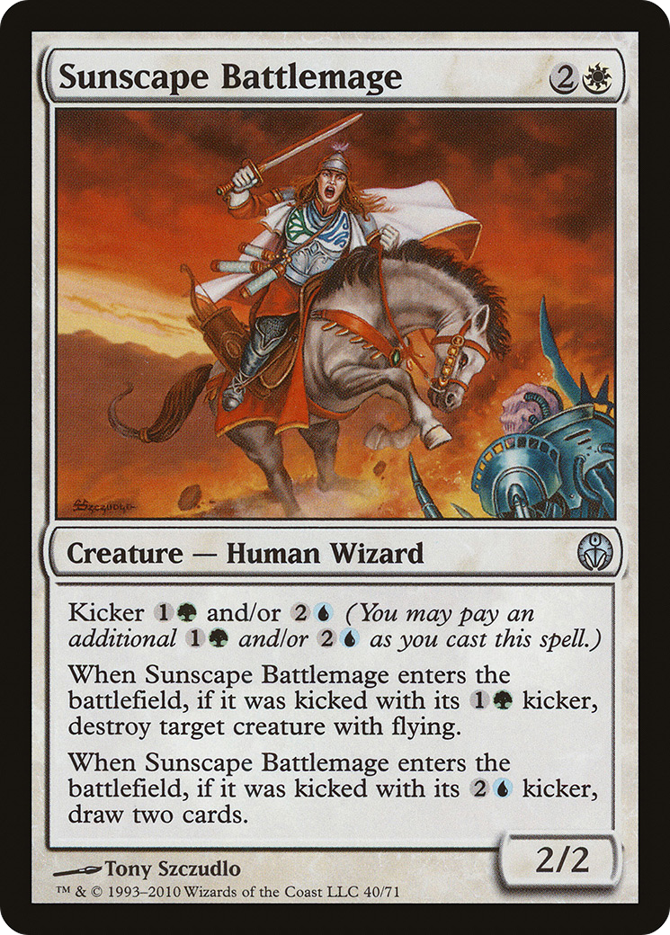 Sunscape Battlemage (DDE-040) - Duel Decks: Phyrexia vs. the Coalition - Premium MTG Single from Wizards of the Coast - Just $0.08! Shop now at Game Crave Tournament Store