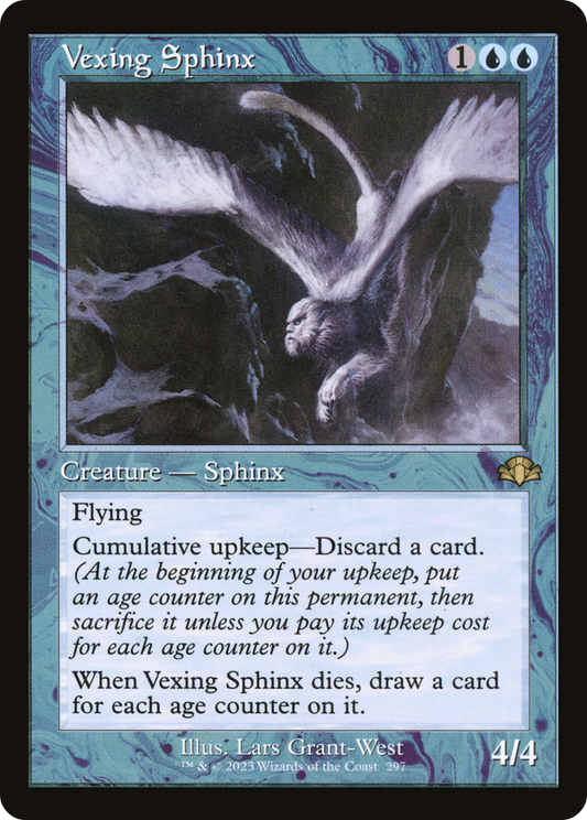 Vexing Sphinx (DMR-297) - Dominaria Remastered - Premium MTG Single from Wizards of the Coast - Just $0.08! Shop now at Game Crave Tournament Store