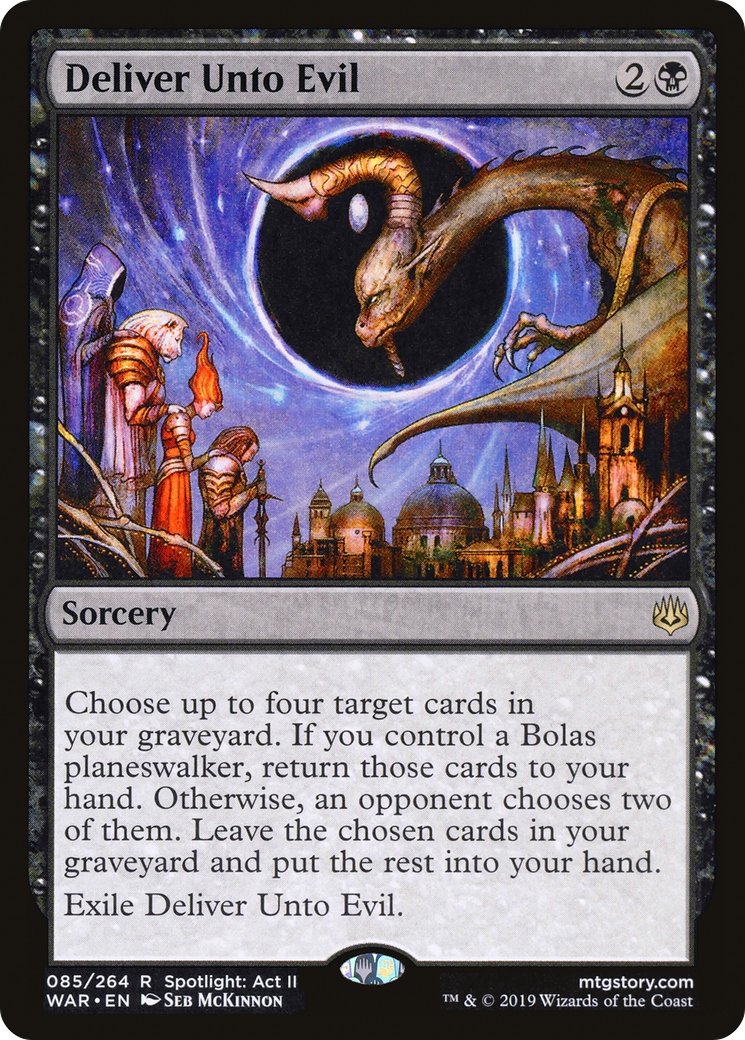 Deliver Unto Evil (WAR-085) - War of the Spark - Premium MTG Single from Wizards of the Coast - Just $0.25! Shop now at Game Crave Tournament Store