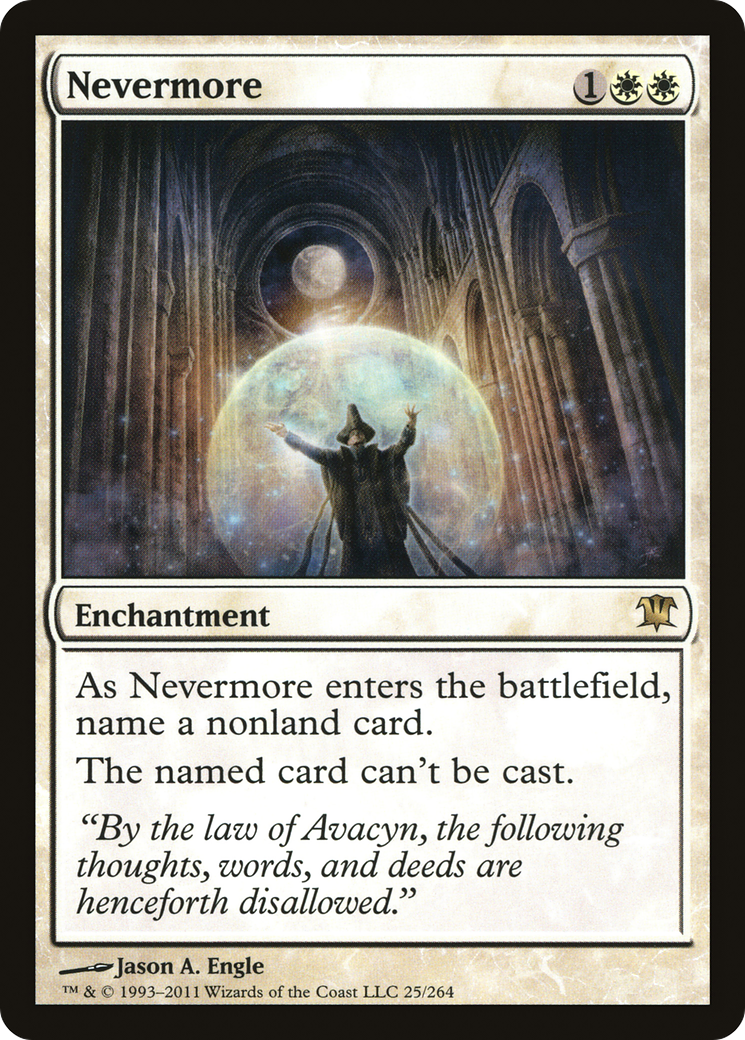 Nevermore (ISD-025) - Innistrad - Premium MTG Single from Wizards of the Coast - Just $0.36! Shop now at Game Crave Tournament Store