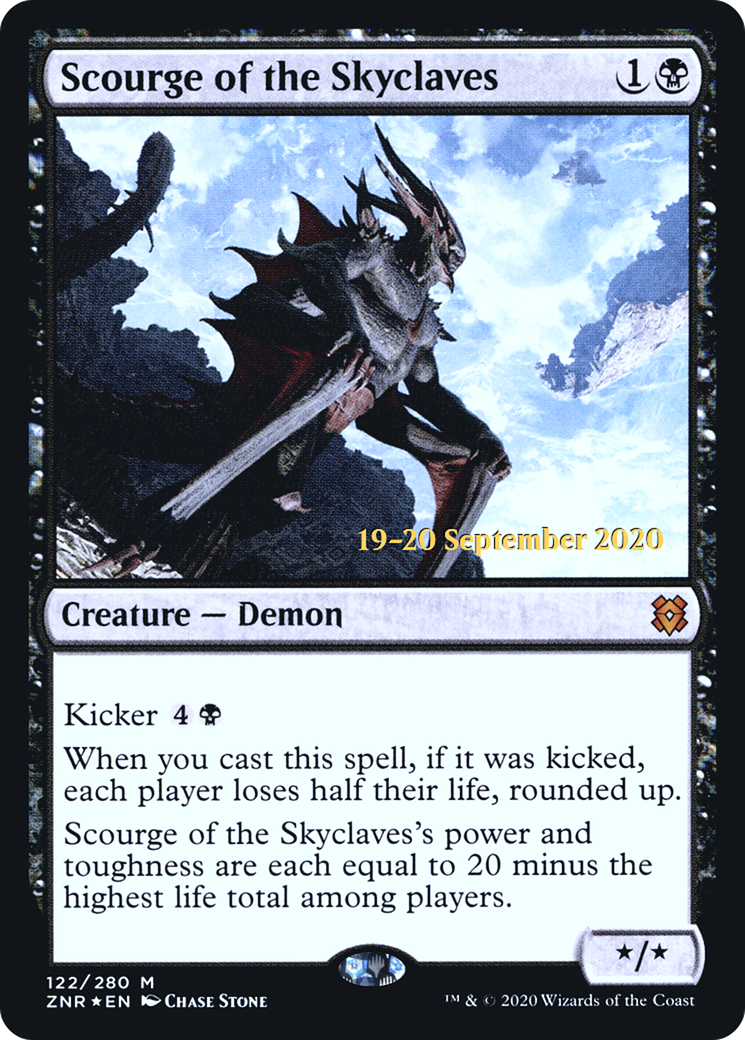 Scourge of the Skyclaves (PZNR-122S) - Zendikar Rising Promos Foil - Premium MTG Single from Wizards of the Coast - Just $1.04! Shop now at Game Crave Tournament Store