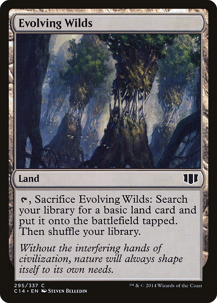 Evolving Wilds (C14-295) - Commander 2014 - Premium MTG Single from Wizards of the Coast - Just $0.08! Shop now at Game Crave Tournament Store