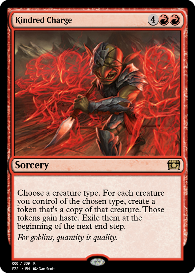 Kindred Charge (PZ2-65721) - Treasure Chest Foil - Premium MTG Single from Wizards of the Coast - Just $0! Shop now at Game Crave Tournament Store