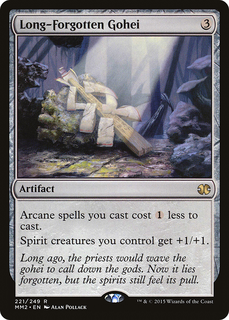 Long-Forgotten Gohei (MM2-221) - Modern Masters 2015 Foil - Premium MTG Single from Wizards of the Coast - Just $0.27! Shop now at Game Crave Tournament Store