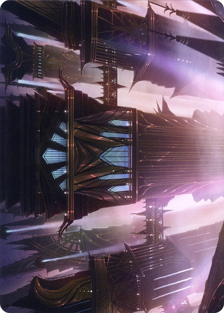 Skybridge Towers // Skybridge Towers (ASNC-037) - New Capenna Art Series (Borderless) - Premium MTG Single from Wizards of the Coast - Just $0! Shop now at Game Crave Tournament Store
