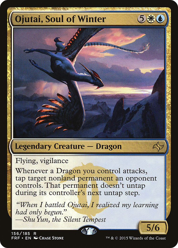 Ojutai, Soul of Winter (FRF-156) - Fate Reforged Foil - Premium MTG Single from Wizards of the Coast - Just $0.57! Shop now at Game Crave Tournament Store
