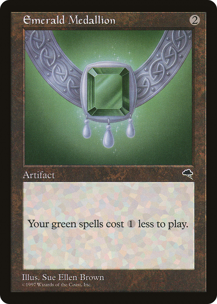 Emerald Medallion (TMP-283) - Tempest - Premium MTG Single from Wizards of the Coast - Just $7.10! Shop now at Game Crave Tournament Store
