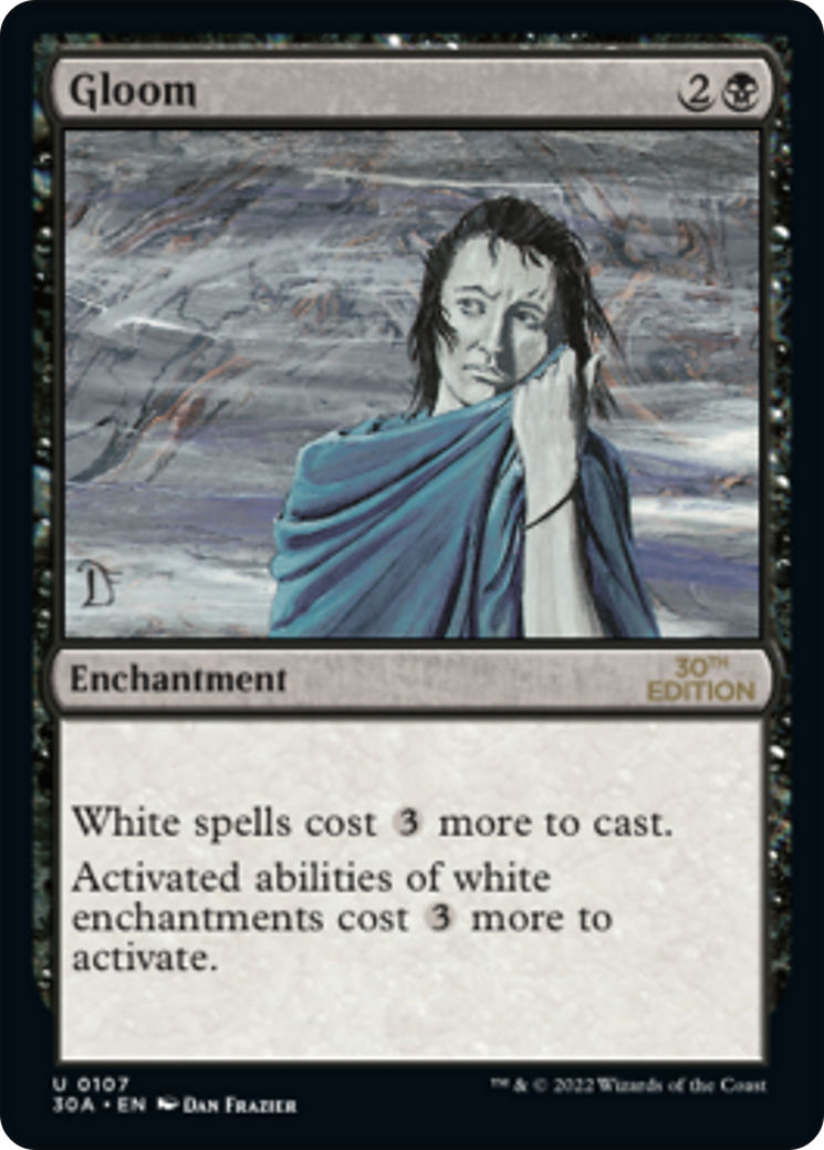 Gloom (30A-107) - 30th Anniversary Edition - Premium MTG Single from Wizards of the Coast - Just $1.86! Shop now at Game Crave Tournament Store