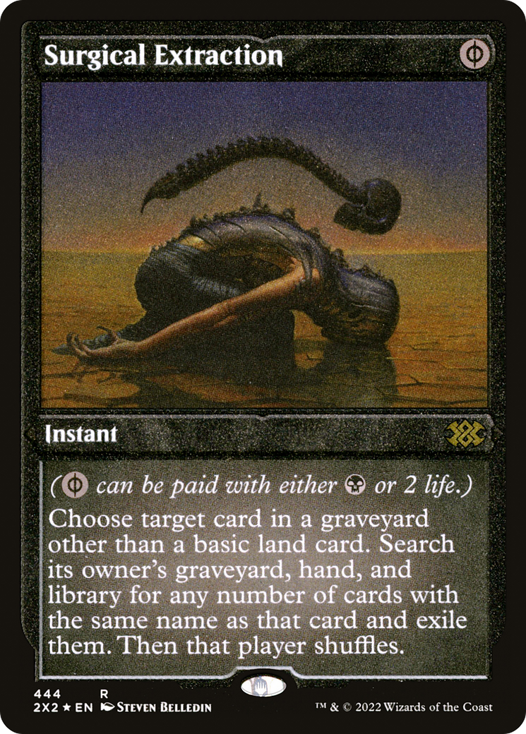 Surgical Extraction (2X2-444) - Double Masters 2022 Etched Foil - Premium MTG Single from Wizards of the Coast - Just $2.03! Shop now at Game Crave Tournament Store