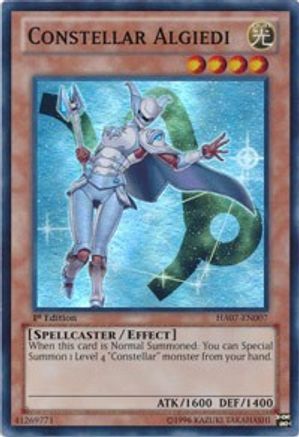 Constellar Algiedi (HA07-EN007) - Hidden Arsenal 7: Knight of Stars 1st Edition - Premium Yugioh Single from Konami - Just $0.35! Shop now at Game Crave Tournament Store
