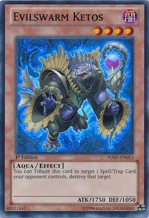 Evilswarm Ketos (HA07-EN013) - Hidden Arsenal 7: Knight of Stars Unlimited - Premium Yugioh Single from Konami - Just $0.25! Shop now at Game Crave Tournament Store