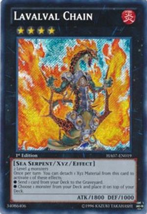 Lavalval Chain (HA07-EN019) - Hidden Arsenal 7: Knight of Stars 1st Edition - Premium Yugioh Single from Konami - Just $6.16! Shop now at Game Crave Tournament Store