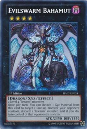 Evilswarm Bahamut (HA07-EN024) - Hidden Arsenal 7: Knight of Stars 1st Edition - Premium Yugioh Single from Konami - Just $0.21! Shop now at Game Crave Tournament Store